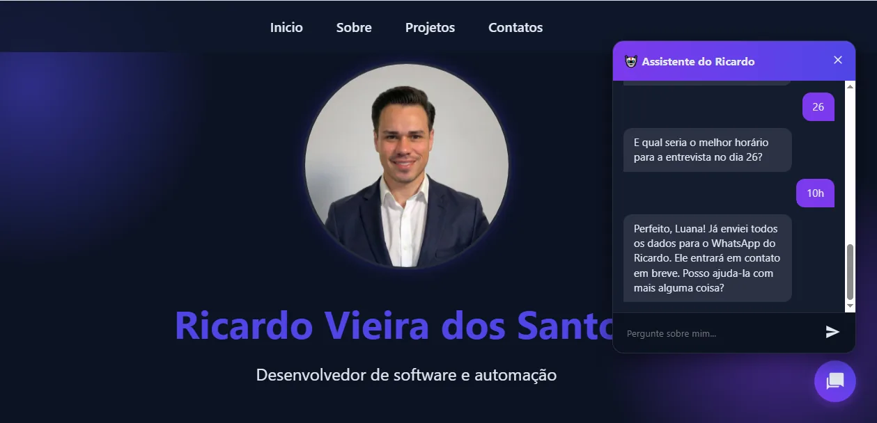 Portifolio Ricardo Santos